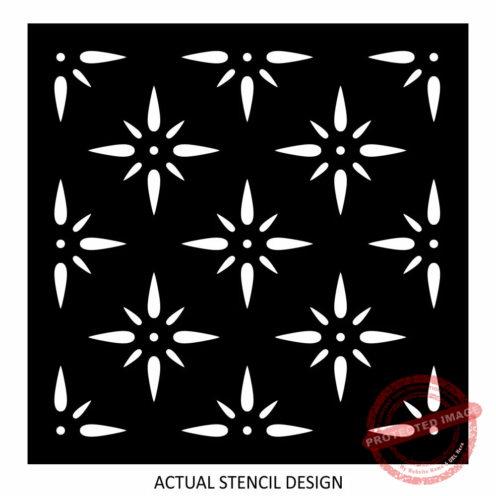 Arabian Starlight Allover Stencil - Image 2
