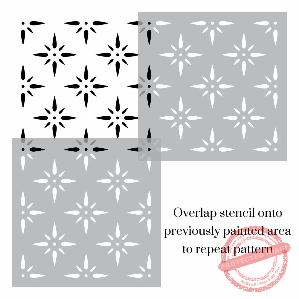 Arabian Starlight Allover Stencil - Image 3