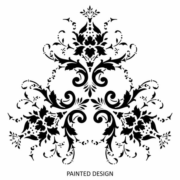 Devinne Damask Stencil - Image 3