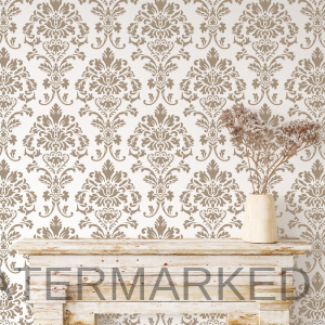 Duchess Damask Wallpaper Stencil