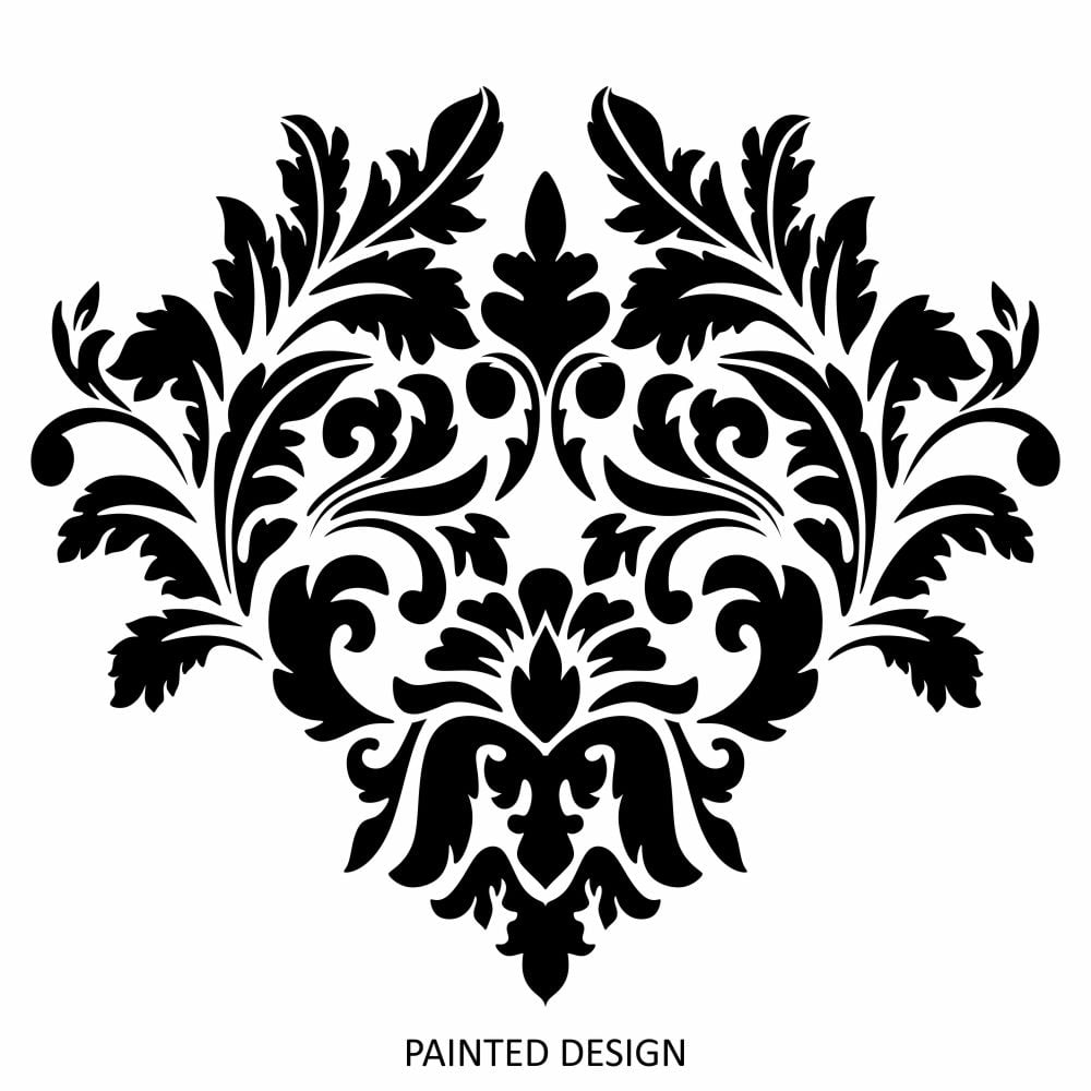 Esidor Damask Stencil - Stencil Boutique