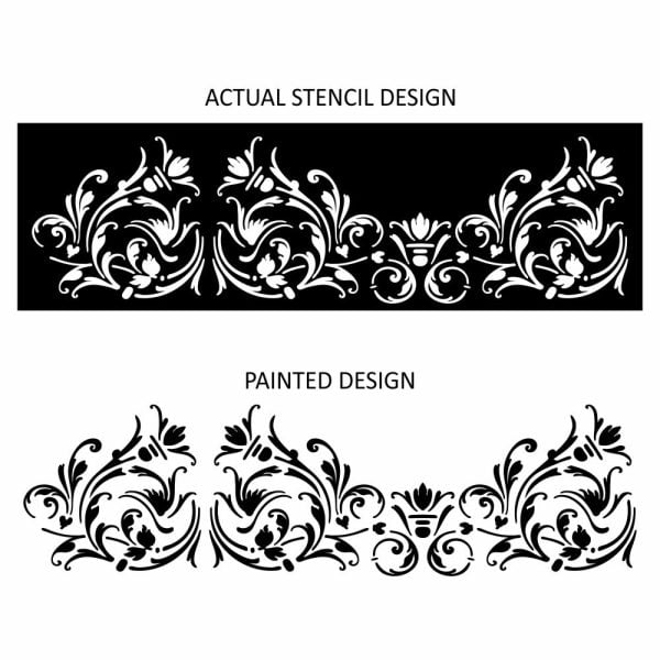 Florentine Damask Border Stencil - Image 2