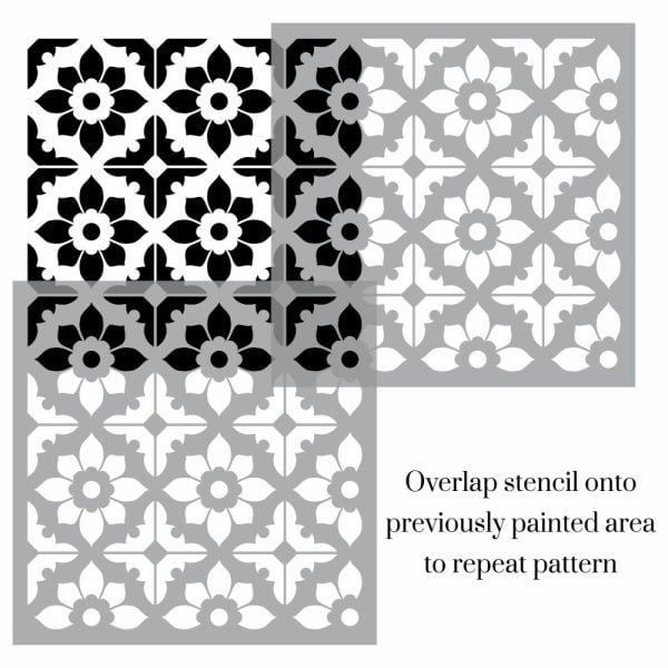 Istanbul Floral Stencil - Image 3