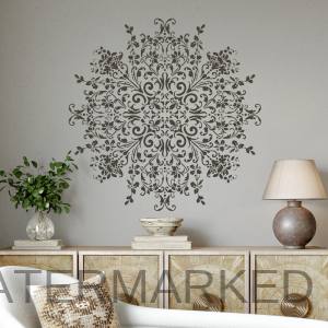 Jacqueline Ceiling Medallion Stencil