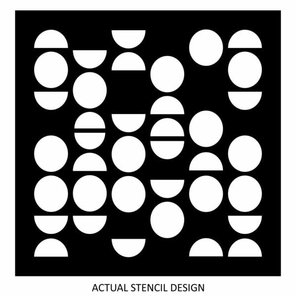 Luna Geometric Allover Stencil - Image 2