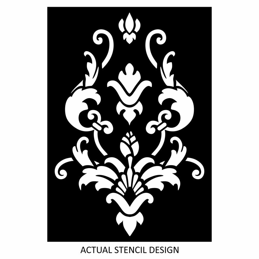 Milana Baroque Stencil - Stencil Boutique