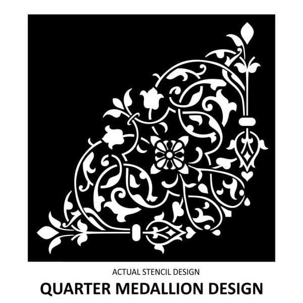 Mina Arabesque Medallion Stencil - Image 5