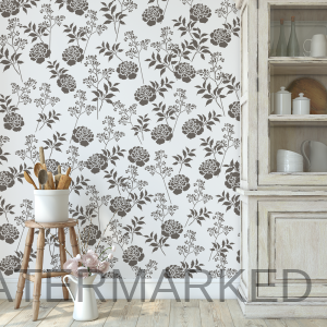 Peony Leafy Branch Stencil Kit