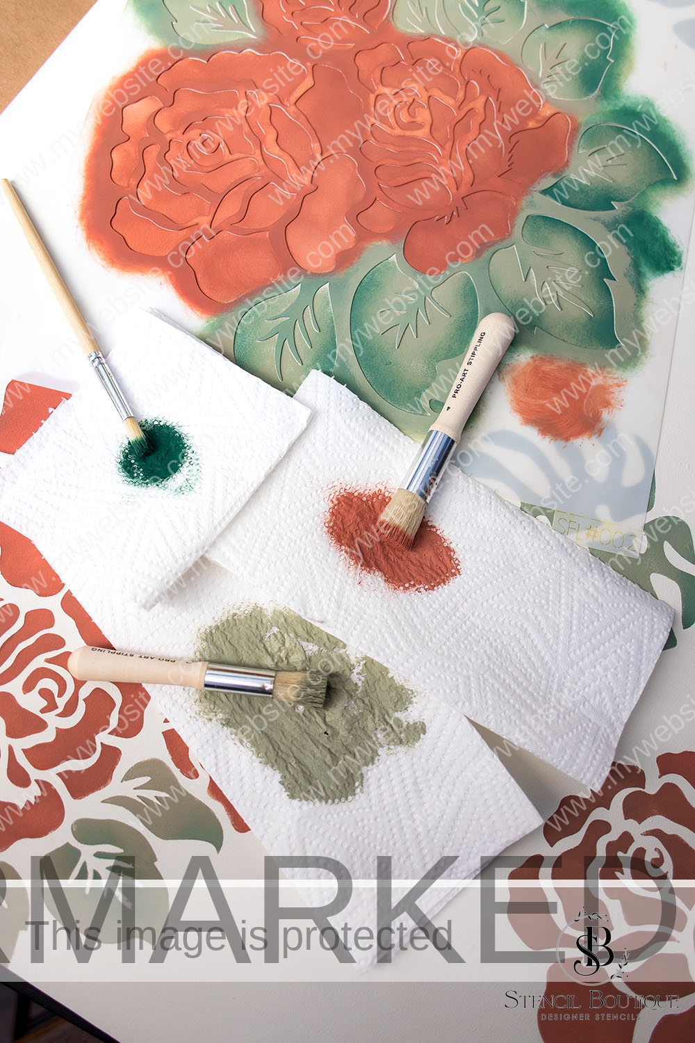 Make your designs interesteing with multiple colours. Buy the best design for you in our stencil shop.