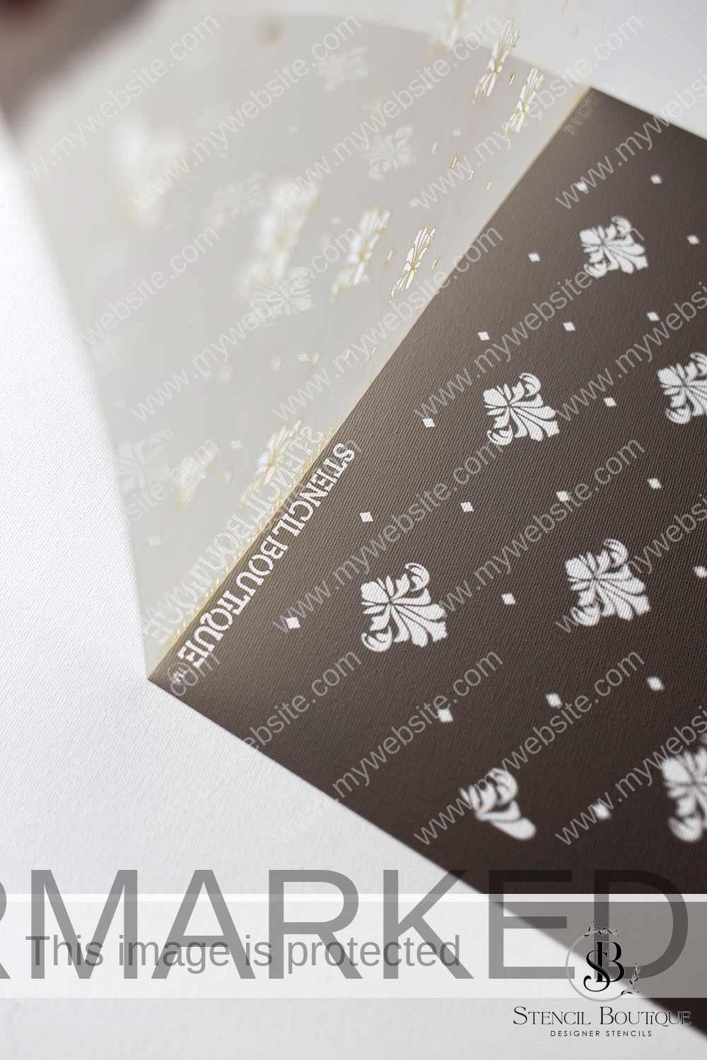 You can buy the stencil test pages directly from our stencil shop