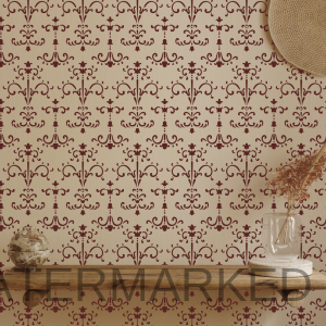 Rabat Moroccan Wall Stencil