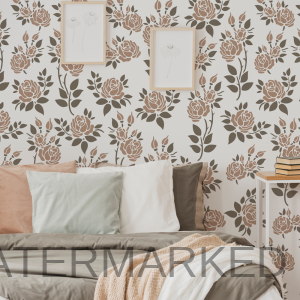 Rose Clusters Stencil Kit