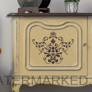 Santina Damask Stencil