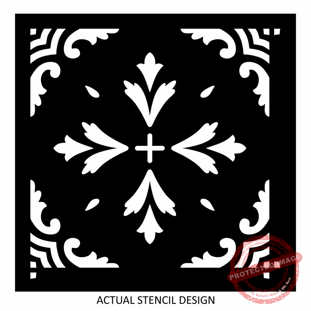 Talavera Tile Stencil - Image 2