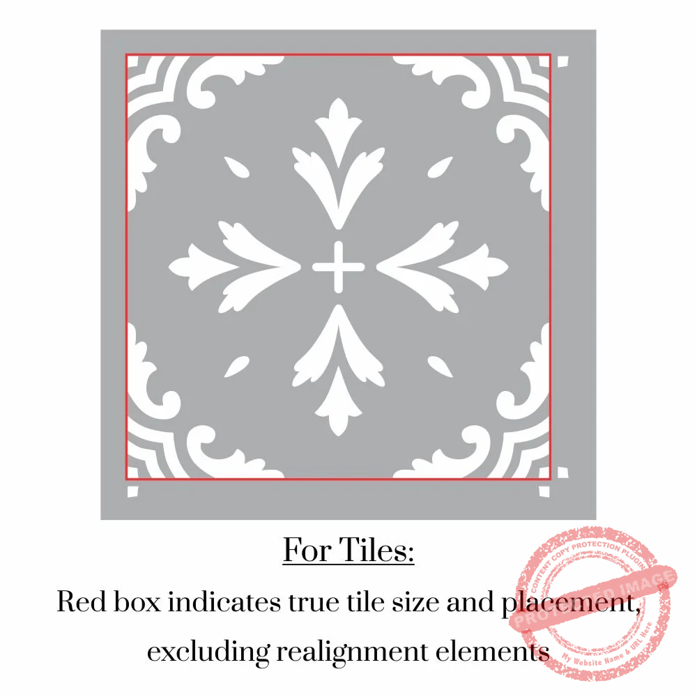 Talavera Tile Stencil - Image 3
