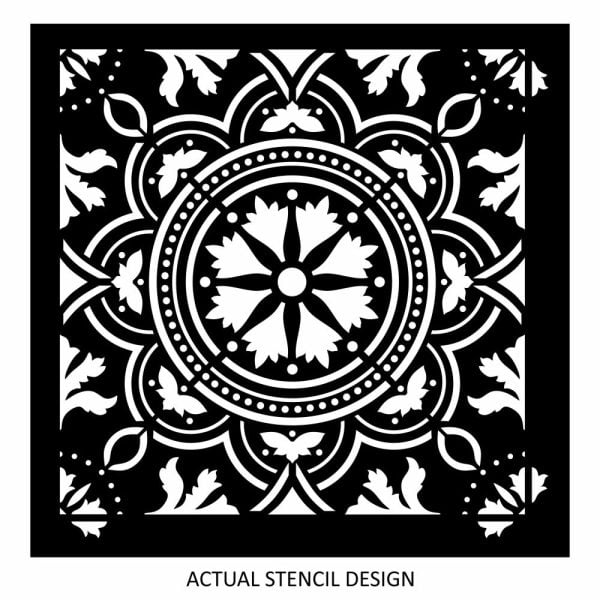 Venetsia Damask Tile Stencil - Image 2