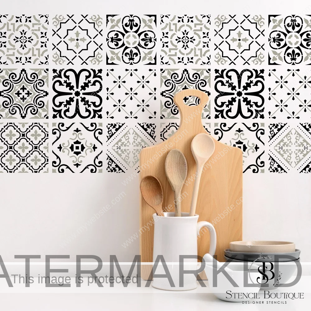 Amar Turkish Tile Stencil