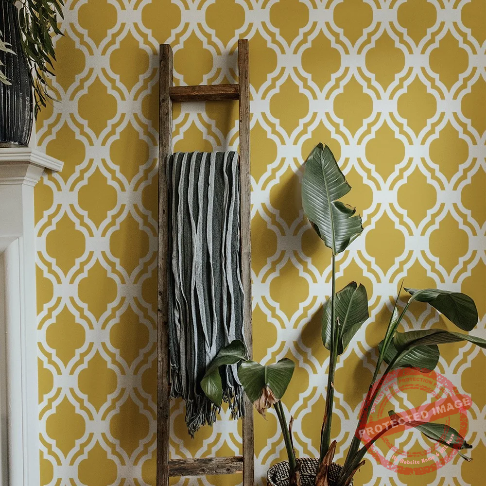 Azar Moroccan Trellis Stencil