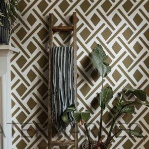 Aziz Woven Allover Stencil