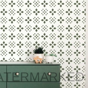 Bastian Floral Allover Stencil