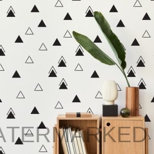 Boho Mod Triangle Stencil