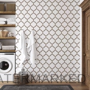 Cascade Trellis Stencil