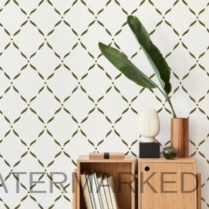 Diamond Dash Trellis Stencil