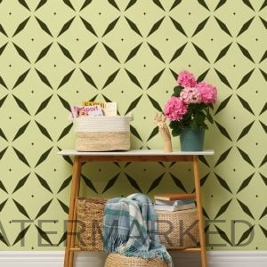 Diamond Geometric Allover Stencil