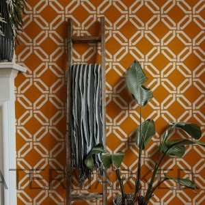 Geometry Moroc Trellis Stencil