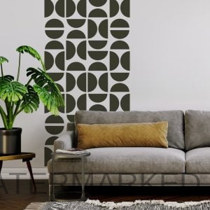 Hollywood Retro Wallpaper Stencil