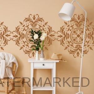Lorenza Damask Stencil