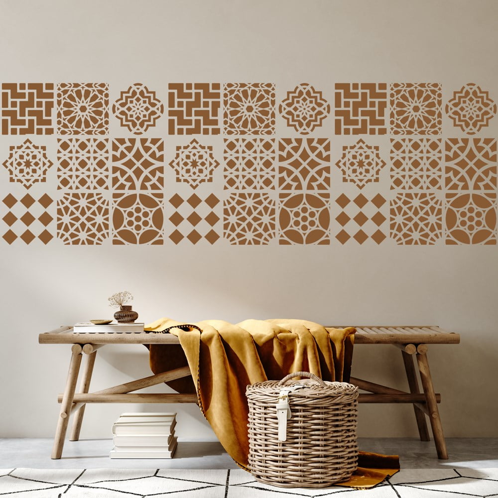 Modern Moroccan Tile Stencil - Stencil Boutique