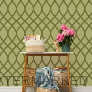 Monroe Geometric Wall Stencil