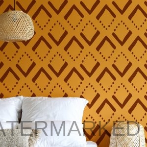 Navah Tribal Allover Stencil