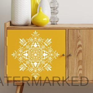 Pavia Damask Stencil