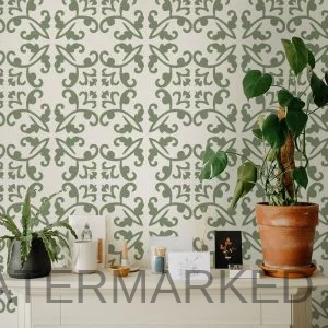 Salma Tile Stencil