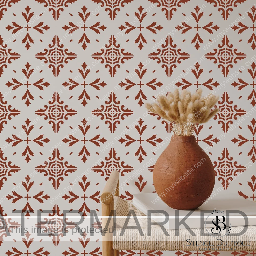 Talavera Tile Stencil