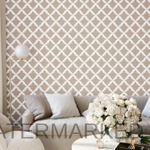 Turkish Tulip Trellis Stencil