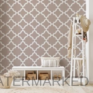 Zagora Trellis Stencil