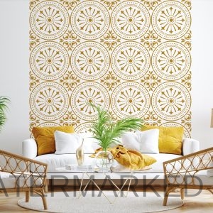 Zahara Tile Stencil