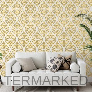 Zamira Damask Allover Stencil