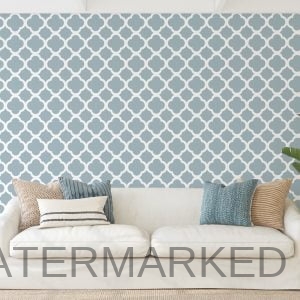 Zara Damask Wall Stencil