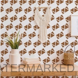Zigzag Deco Allover Stencil